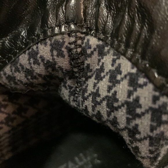 Aquatalia Marvin K 8-1/2 waterproof suede wedge zip & lace up black ankle bootie - Picture 15 of 15